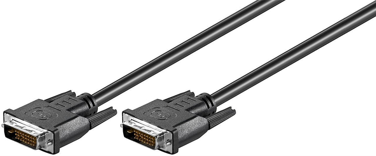 Dvi-D Fullhd Cable Dual Link, Black, 3 M - Dvi-D Plug Dual-L