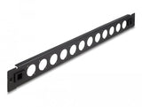 Delock 19 D-Typ Patchpanel 12 Port Werkzeugfrei Schwarz