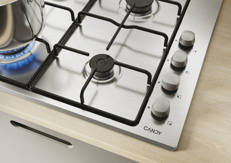 EAN 8016361972285 - Candy Idea CHW6LX Acero inoxidable Integrado 60 cm Encimera de gas 4 zona(s) imagen 2