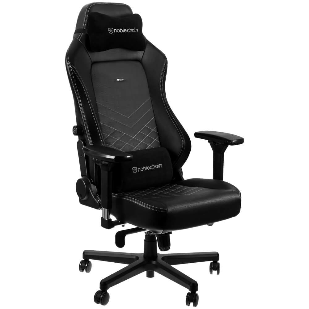 Noblechairs Hero Gaming Silla - Negro Platinweiss
