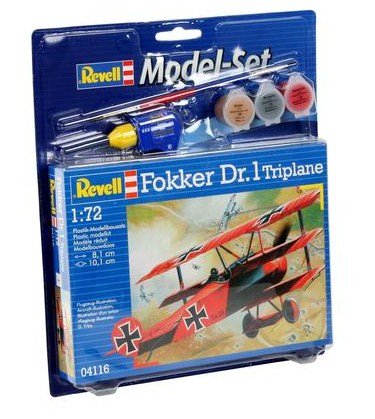 Model Set Fokker Dr. 1 Tripla