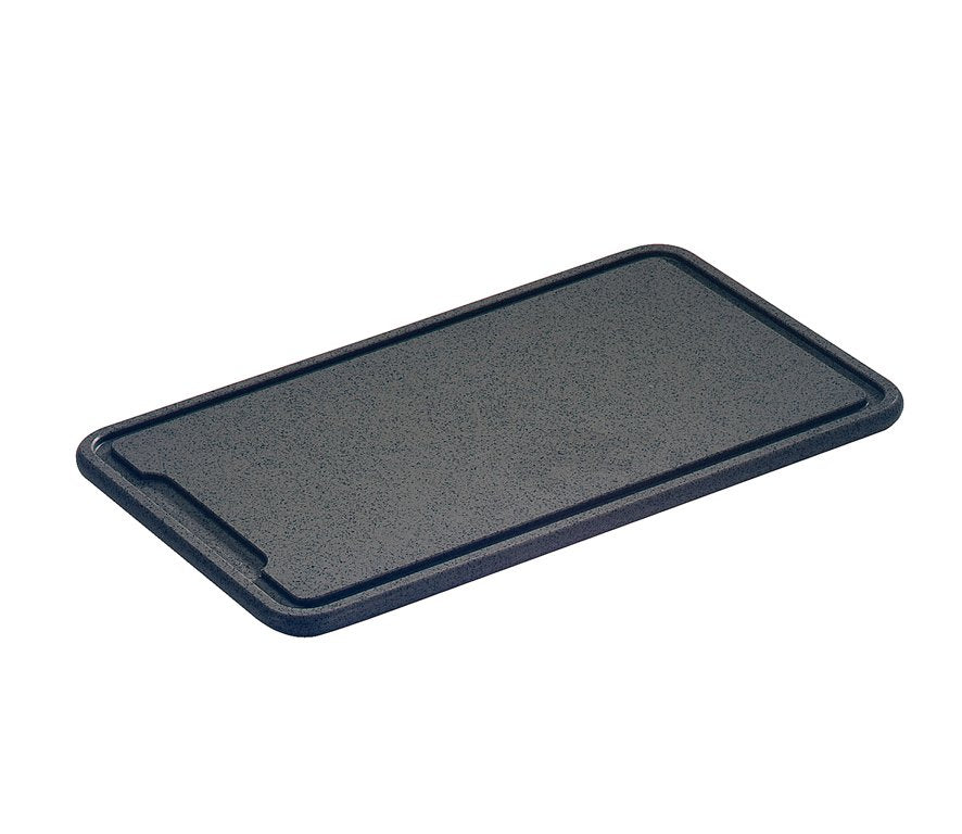 Tabla De Trinchar Zassenhaus De Plastico Gris Oscuro 42x27x1,5cm