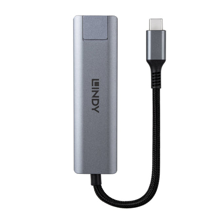 EAN 4002888434225 - Lindy 43422 hub de interfaz USB 3.2 Gen 2 (3.1 Gen 2) Type-C 10000 Mbit/s Gris imagen 4