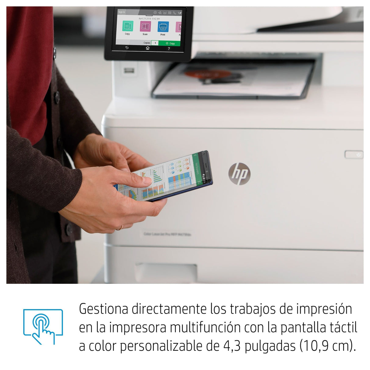 Hp Color Laserjet Pro M479fdw Impresora Multifunción Láser Color Wifi