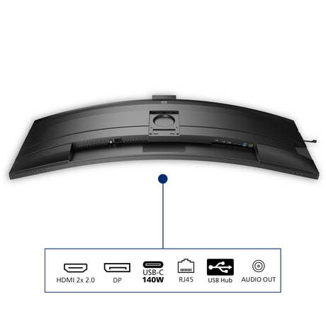 EAN 8712581802554 - Philips 49B2U6900CH/00 pantalla para PC 124 cm (48.8") 5120 x 1440 Pixeles Dual QHD LCD Negro imagen 6