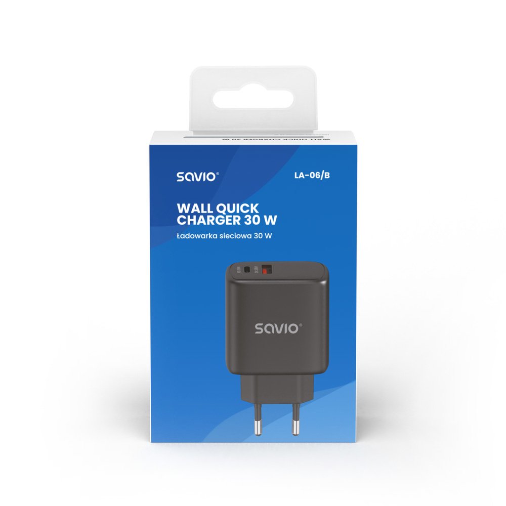 EAN 5901986048060 - Savio LA-06/B USB Quick Charge Power Delivery 3.0 30W Internal charger Auriculares, Ratón, Tableta, Teléf imagen 6
