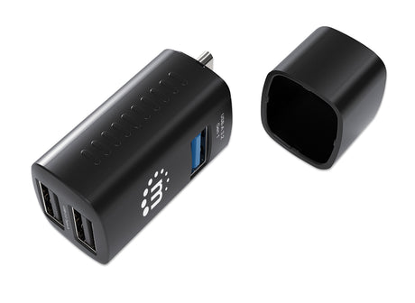 EAN 0766623180993 - Manhattan 180993 hub de interfaz USB 3.2 Gen 1 (3.1 Gen 1) Type-C 5000 Mbit/s Negro imagen 9