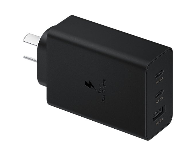 Common Black 65w Power  Adapter Trio