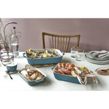 Staub 3-Piece Rectangular Ceramic Bakeware Set, Turquoise