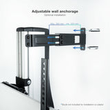 Tooq Soporte De Pantalla De Suelo Fijo 37"-70" - Peso Max 50kg - Vesa 600x400mm