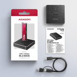 Adsa-M2c11 Base De Conexión Usb-C 3.2 Gen 2 Alu - 1 X Nvme /Sata M.2 10gbps