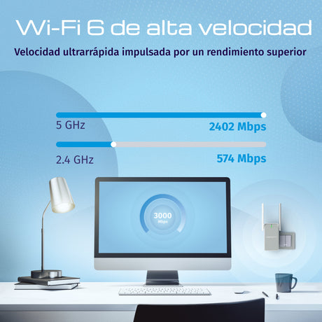 EAN 4897082922278 - Keenetic Buddy 6 SE (KN-4410) Repetidor de red Blanco, Gris 1000 Mbit/s imagen 3