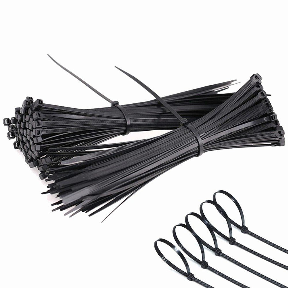 Bridas Techly 200 X 2.5mm Presilla Nylon Negro 100 Pieza(S)