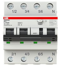Fi Ls-Schalter Ds203nca-B16 0,03 Ds203nca-B16 0,03 6ka, 3p+N, Typ A, B
