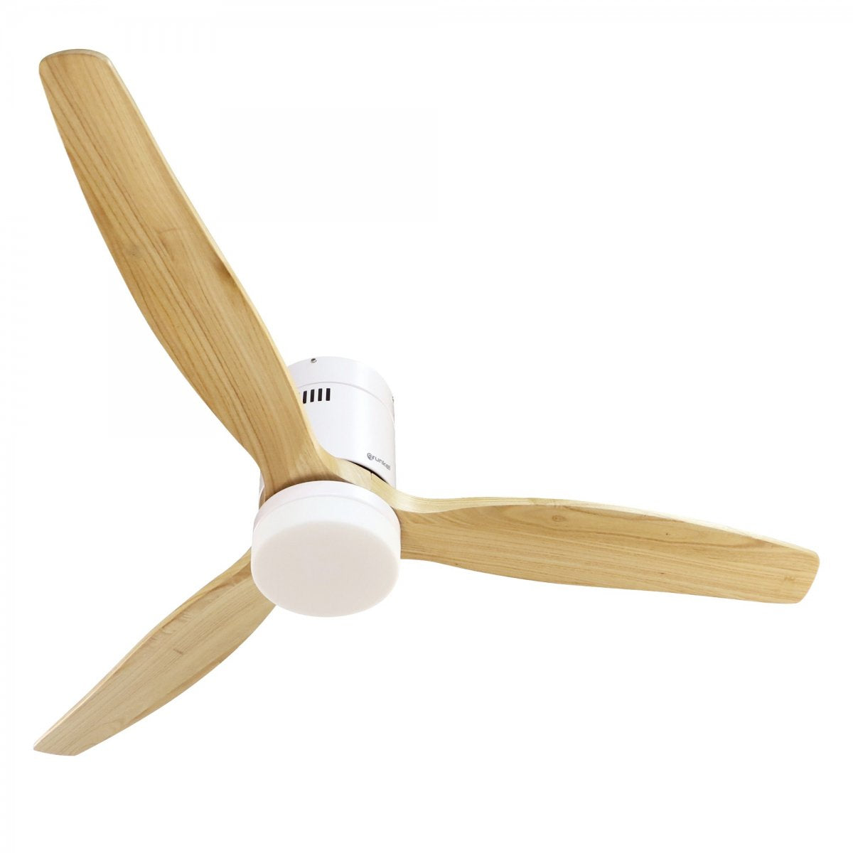 Grunkel Ventilador De Techo Con Luz 41w 6 Velocidades C/Temporizador Madera Clara