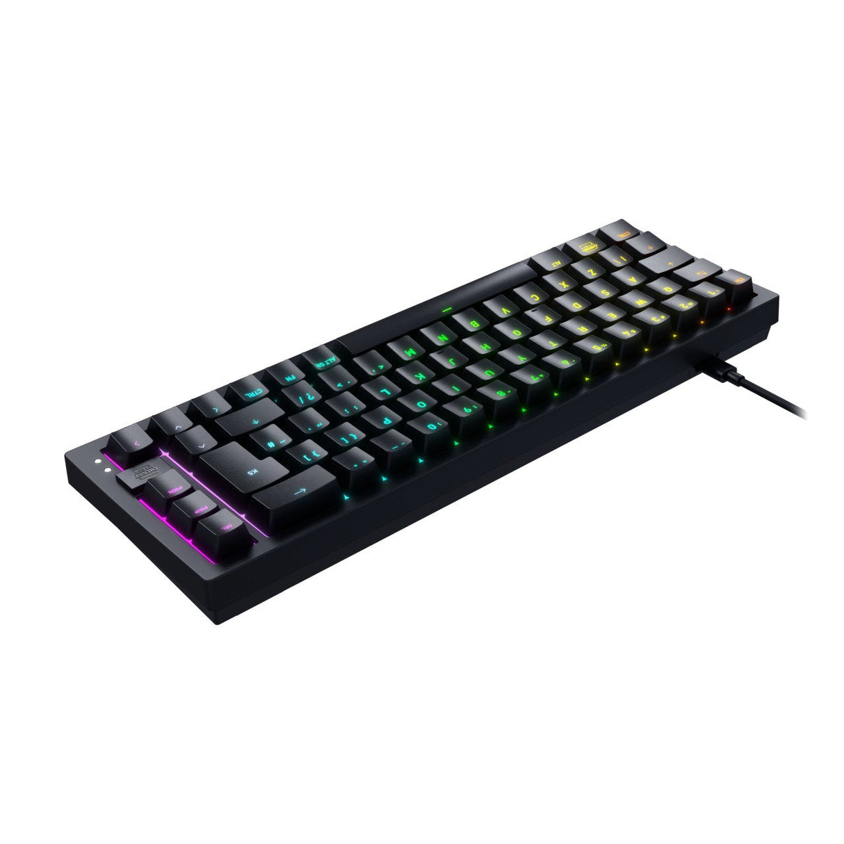 Cherry Keyboard Xtrfy K5v2 Rgb Compact Gaming Mx2a Red [De] Black +++ Kompaktes 65%-Format, Hot-Swap-Fähige Switches