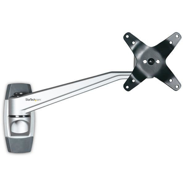 Startech.Com Brazo De Montaje En Pared Para Soporte De Monitores Vesa Hasta 30" - Con Brazo Articulado De 26cm - Premium