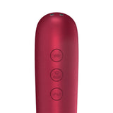 Satisfyer Dual Love Vibrador Y Succionador Con Aire Pulsado Rojo