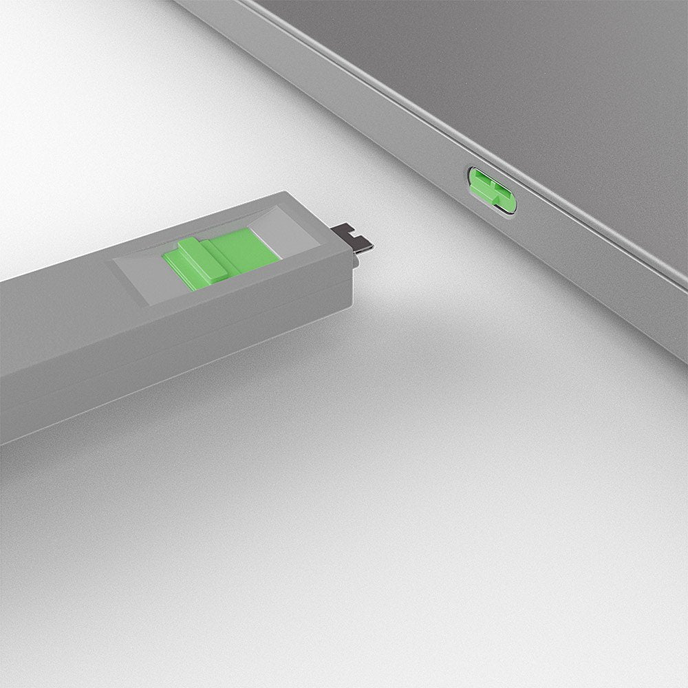 EAN 4002888404266 - Lindy 40426 bloqueador de puerto Bloqueador de puerto + clave USB Tipo C Verde 5 pieza(s) imagen 4