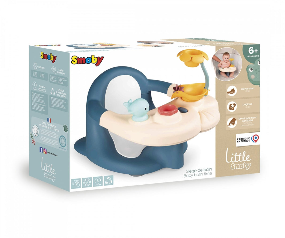 EAN 3032161404042 - Smoby Dickie 7600140404 asiento de baño para bebés Niño/niña Multicolor Plástico imagen 4