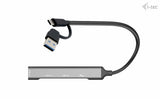 EAN 8595611706868 - i-tec CAHUBMETALMINI4 hub de interfaz USB 3.2 Gen 1 (3.1 Gen 1) Type-A + Type-C 5000 Mbit/s Plata imagen 2
