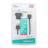 Omega Cable Hdmi V1.4 + Adaptador Minihdmi & Microhdmi 3m Blister