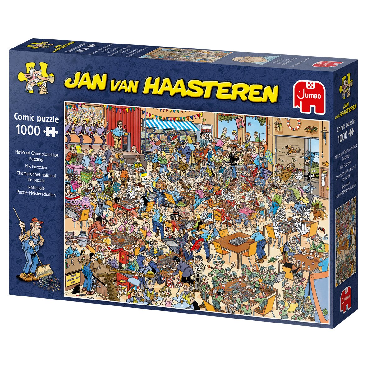 Jan Van Haasteren National Championships Puzzling 1000 Pcs Puzzle Rompecabezas 1000 Pieza(S) Cómics