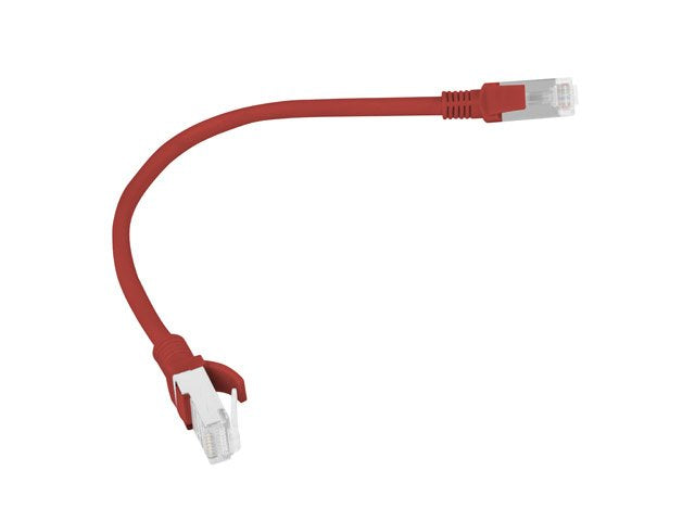Lanberg Cable De Red Pcu5-10cc-0025-R,Rj45,Utp,Cat 5e,0.25m,Rojo