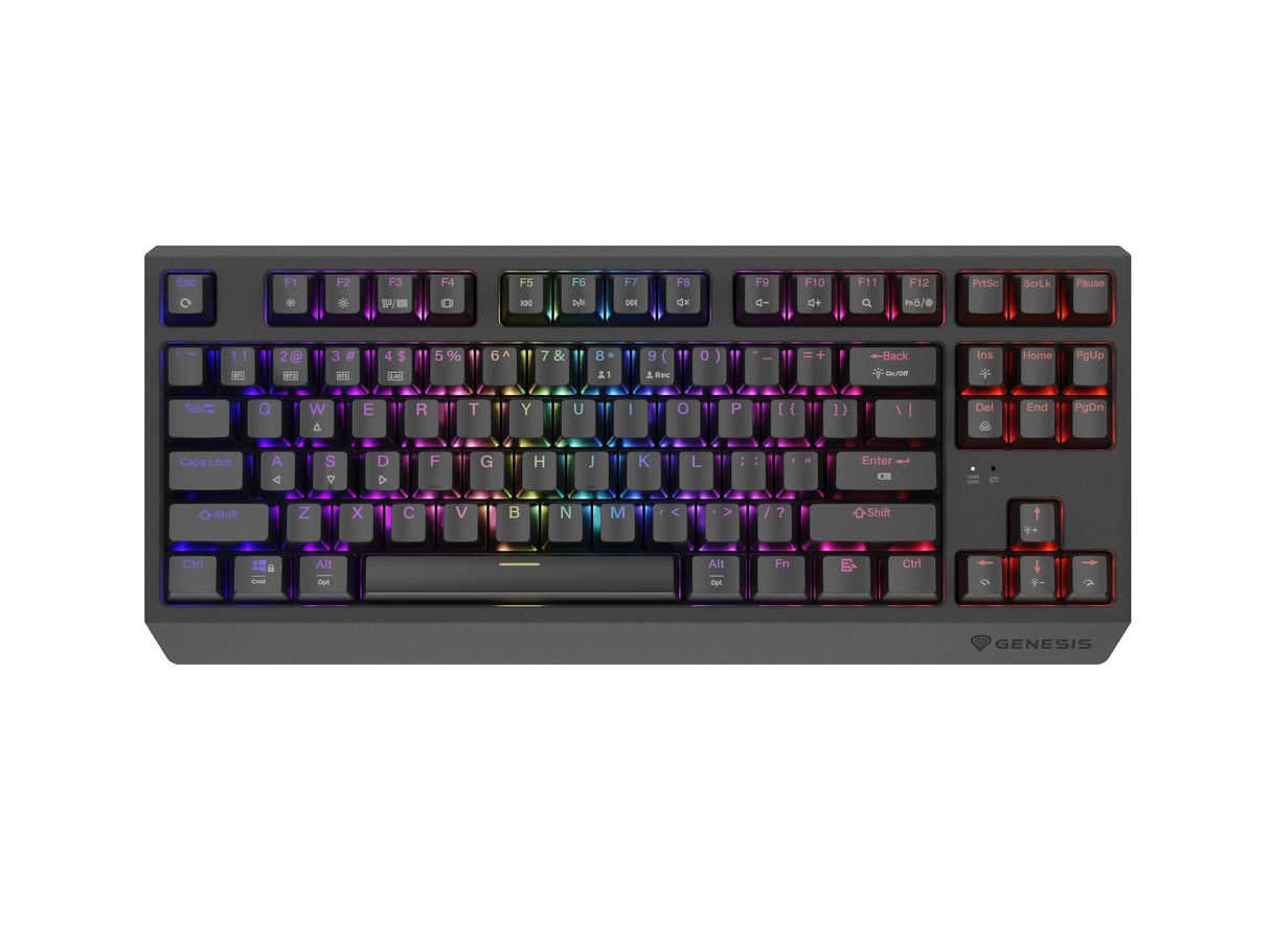 Genesis Thor 230 Tkl Wireless Czarna Rgb Outemu Red