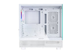 Caja Pc Abysm Danube Sava H400 White  Atx, Itx, Micro Atx - Lateral Y Frontal Cristal Templado - 3.5" Y 2.5" - Usb-A,