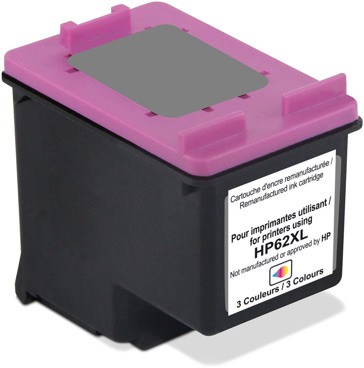 Cartucho Freecolor Hp 62xl Color C M Y Remanufacturado