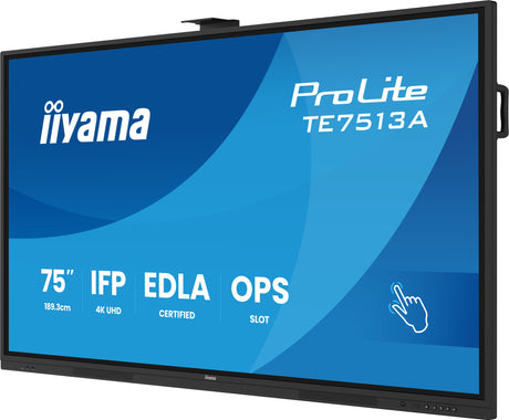 EAN 4948570128129 - iiyama TE7513A-B3AG pantalla de señalización Panel plano interactivo 190,5 cm (75") LCD Wifi 500 cd / m²  imagen 7