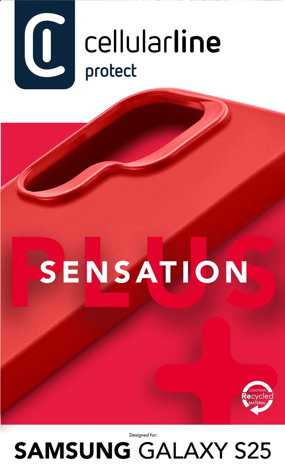 EAN 8018080491092 - Cellularline 8018080491092 funda para teléfono móvil 16,1 cm (6.36") Rojo imagen 2