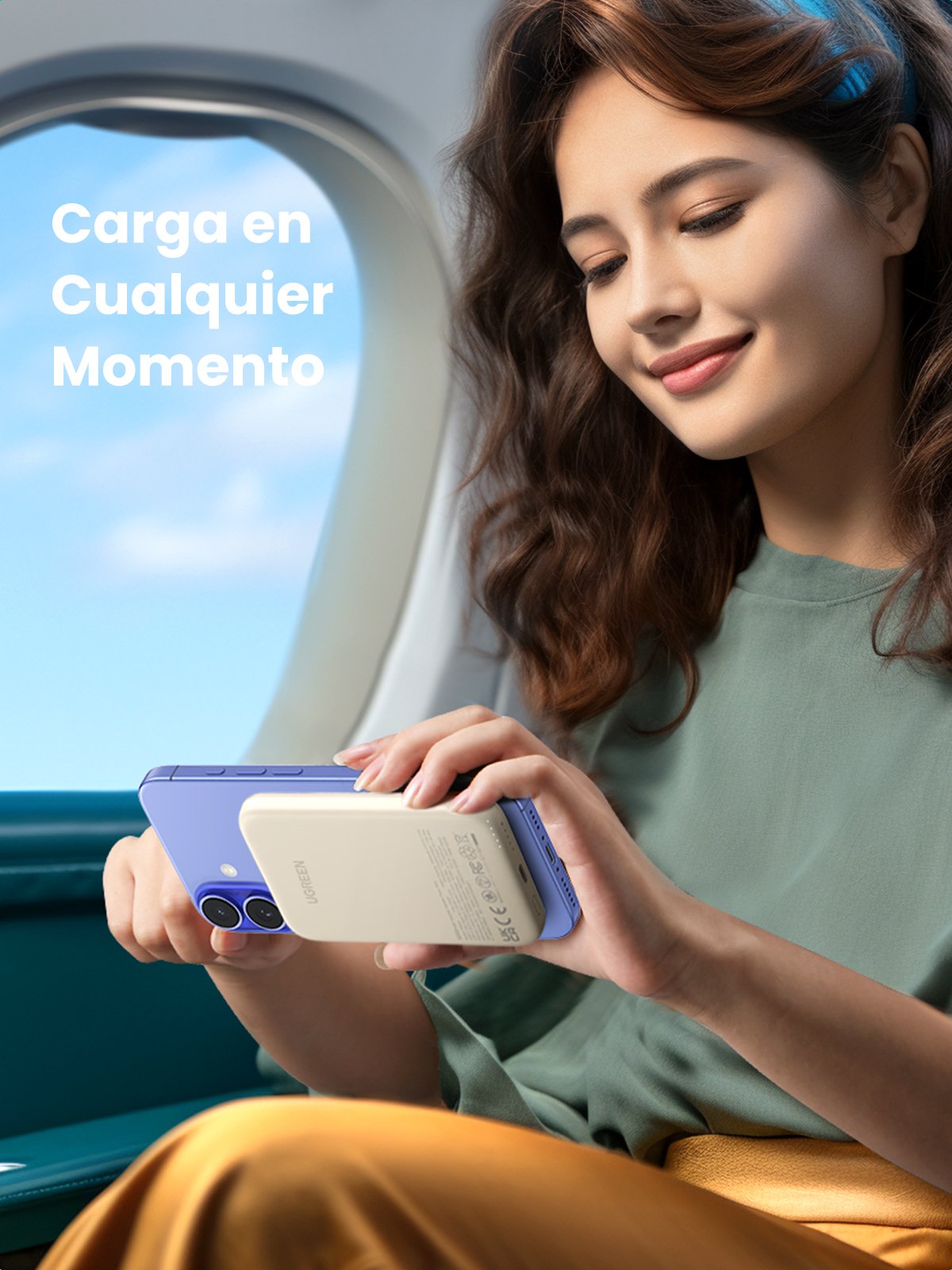 Ugreen 5000mah Mini Powerbank Wireless 15w With Magsafe White