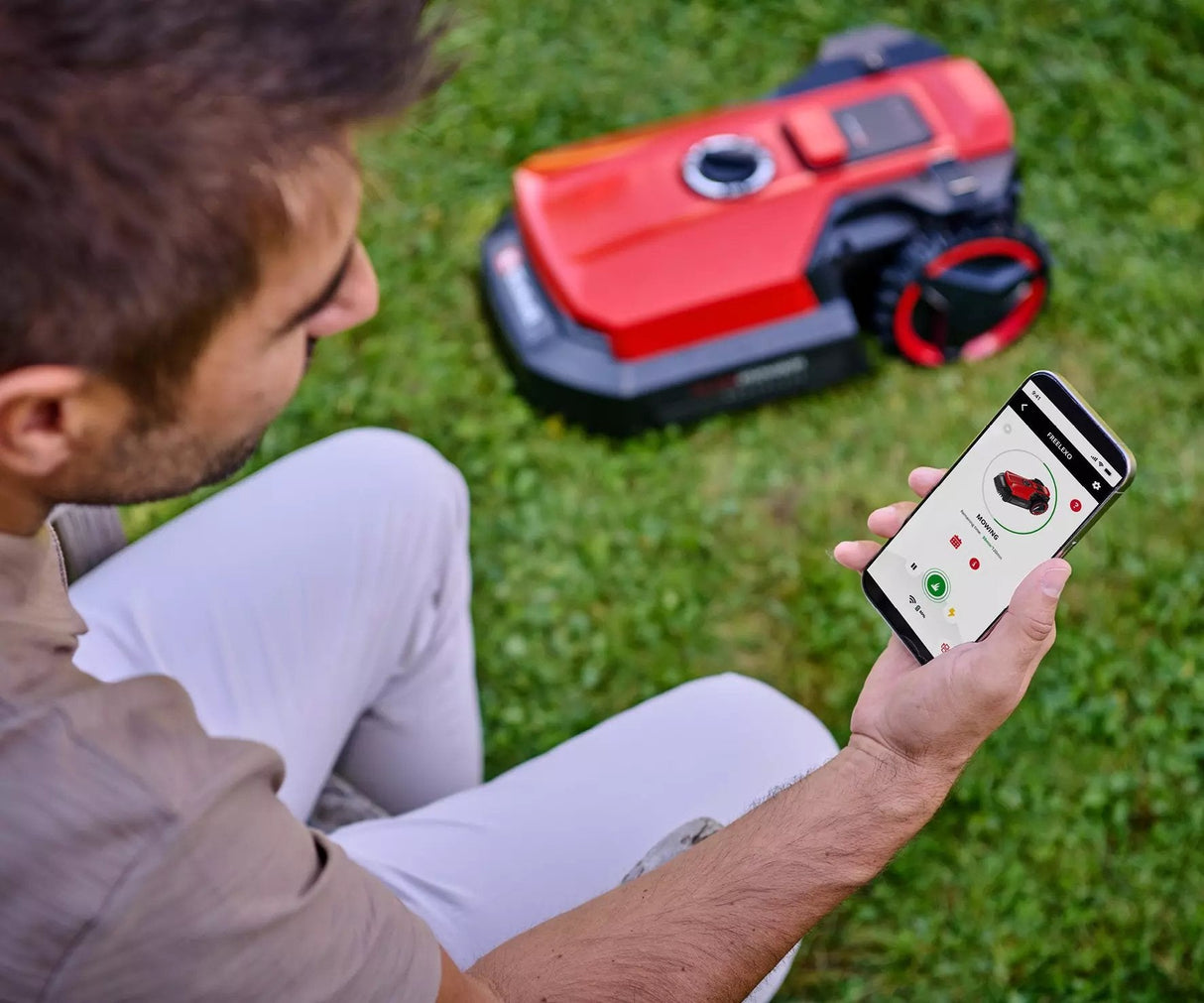 Robot  Cortacésped Einhell Freelexo 500 Batería Negro, Rojo, Plata Einhe-3413935