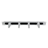 Panel De Gemión De Cables Logilink De 19", 4 Soportes De Acero Y Tira De Cepillos