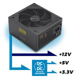 EAN 8436617921407 - UNYKAch UK213850 unidad de fuente de alimentación 18+10 pin ATX Negro imagen 4