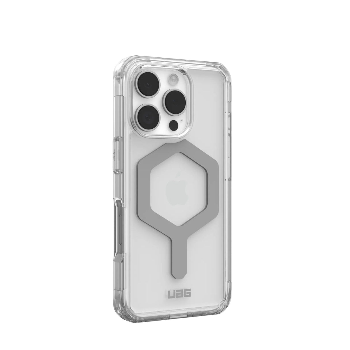 Funda Urban Armor Gear Plyo Para Teléfono Móvil 16 Cm (6.3") Plata, Transparente