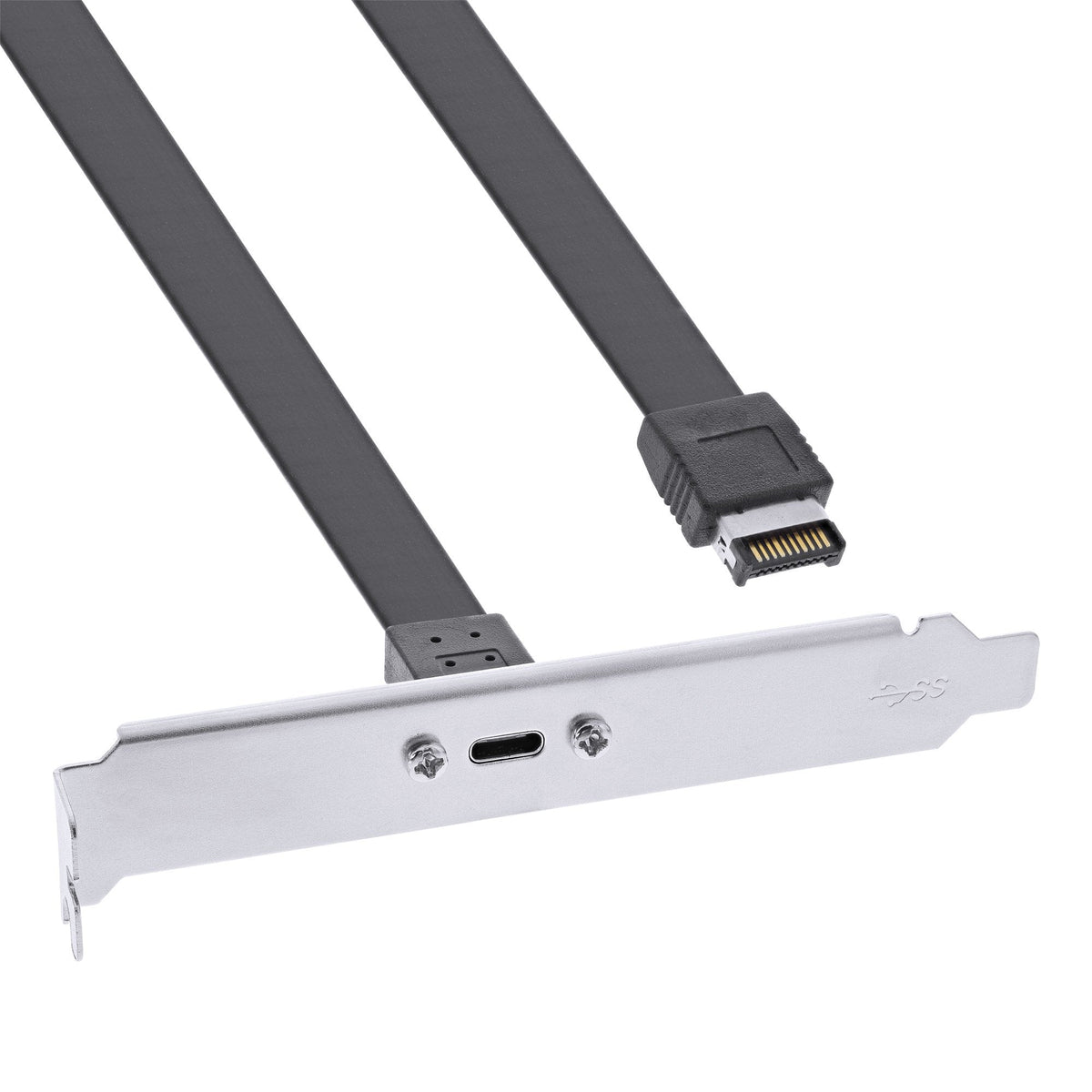 Inline Slot Bracket Usb Type-C A Usb 3.1 Panel Frontal Key-A Internal, 0.5m