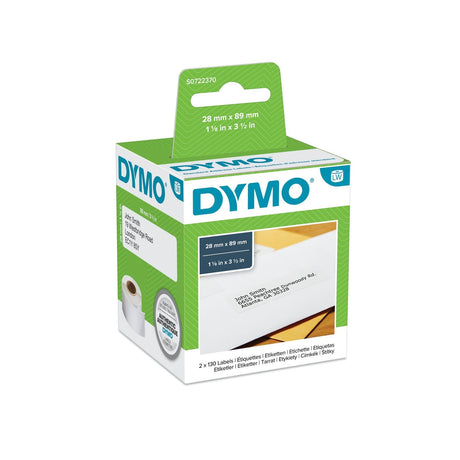 EAN 5411313990103 - DYMO LW - Standard Address Labels - 28 x 89 mm - S0722370 Blanco Etiqueta para impresora autoadhesiva imagen 1