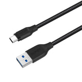 Cable Aukey Usb-A - Usb-C,5gbps, Qc 15w,Braided,2m