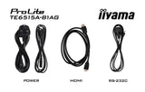 EAN 4948570124848 - iiyama TE6515A-B1AG pantalla de señalización Panel plano interactivo 163,8 cm (64.5") Wifi 550 cd / m² 4K imagen 20