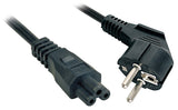 EAN 4002888304061 - Lindy 3m, CEE 7/7 - IEC 320 C5 Negro CEE7/7 C5 acoplador imagen 1