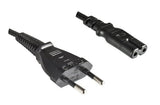 EAN 4032528027845 - DINIC CB-8-ZH cable de transmisión Negro 1,8 m Enchufe tipo C C7 acoplador imagen 1