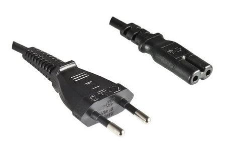 EAN 4032528027845 - DINIC CB-8-ZH cable de transmisión Negro 1,8 m Enchufe tipo C C7 acoplador imagen 1