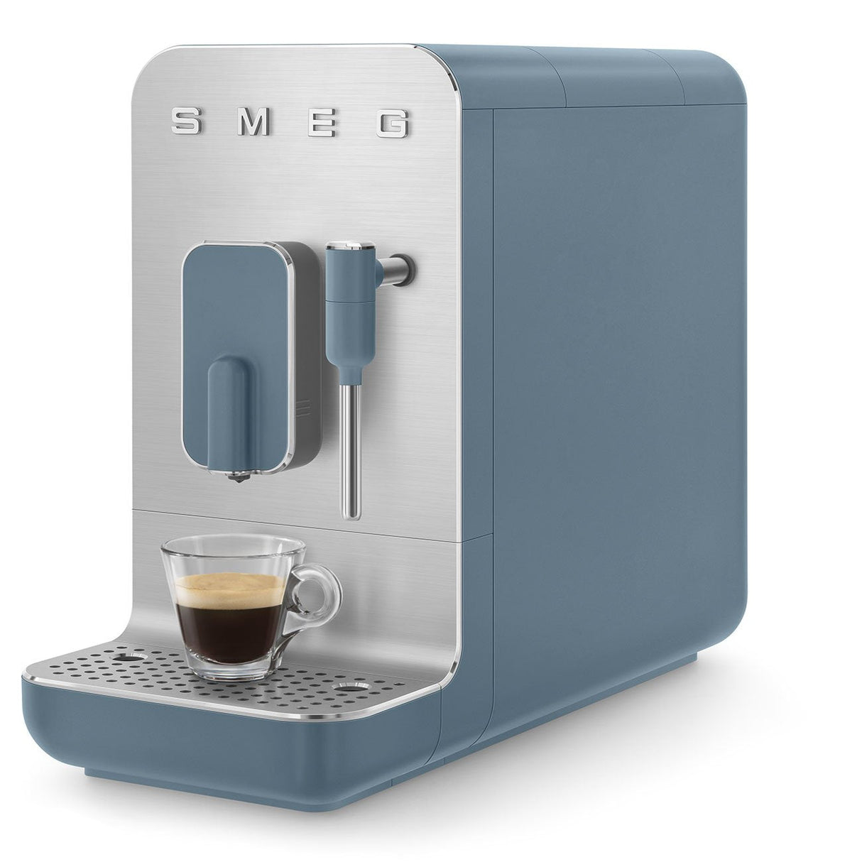 Smeg Espressomaschine Bcc12sbmeu, Dampfdüse, Mahlwerk, Thermoblock, 1.4l Tank