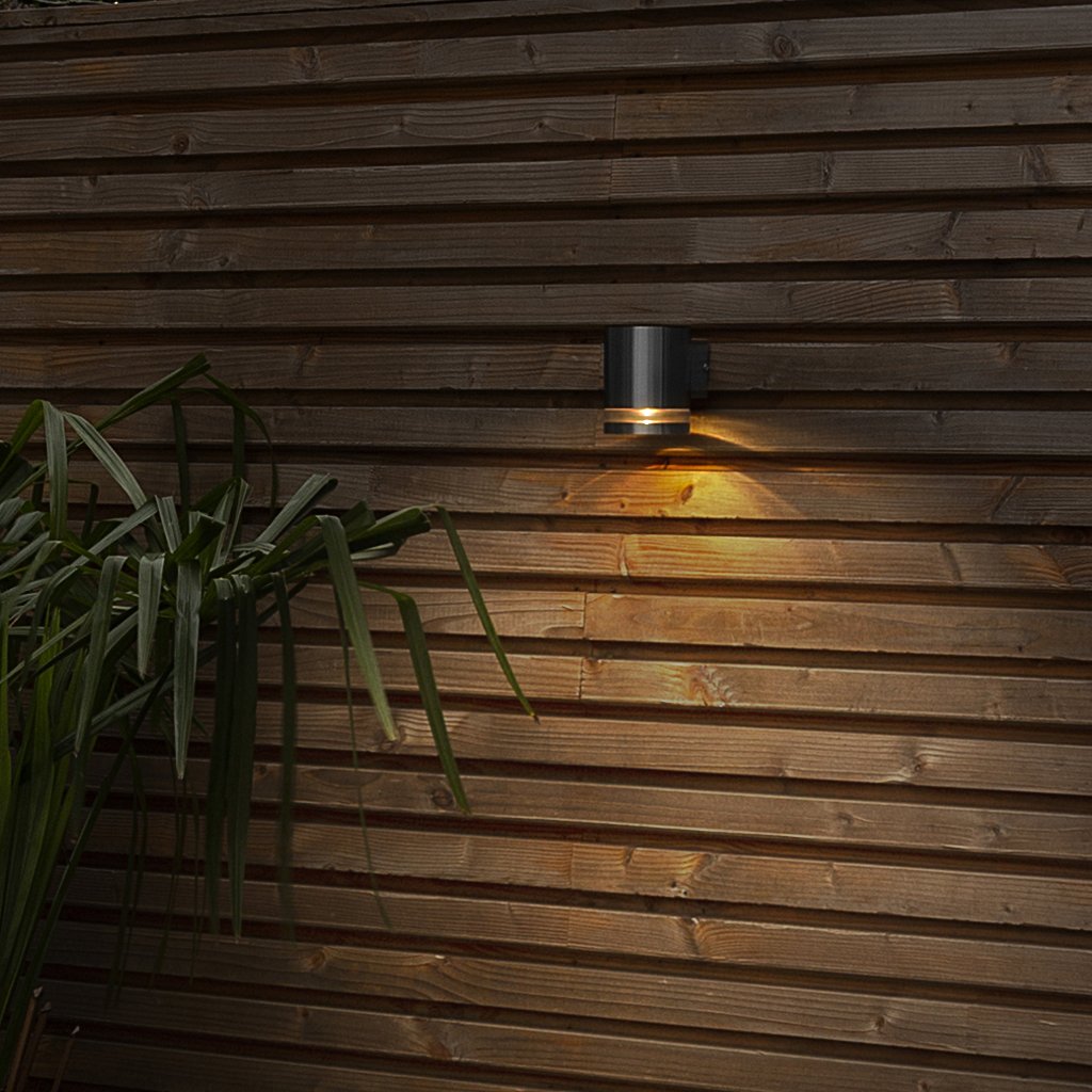 Ranex Luz Solar De Pared Led Plata