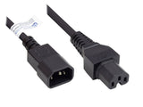 Good Connections P1450-S010 Cable De Transmisión Negro 1 M C14 Acoplador C15 Acoplador