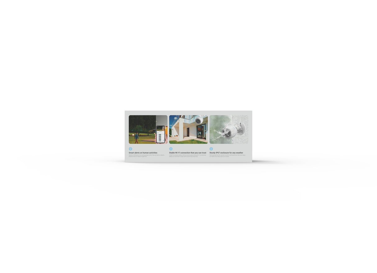 Ezviz H3c Bala Cámara De Seguridad Ip Exterior 1920 X 1080 Pixeles Pared