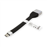 EAN 7630049621428 - ROLINE 12033240 0,13 m USB Tipo C DisplayPort Negro imagen 2